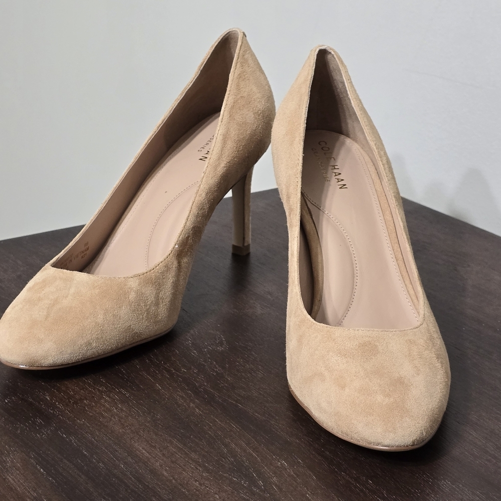 NWOT Cole Haan Grand360 Grandseries Gabble Pump Tan Heels Women's Sz 9B - Picture 8 of 12